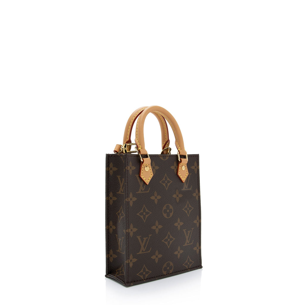 Louis Vuitton Monogram Canvas Petit Sac Plat Shoulder Bag (SHF-Vkwlcf)