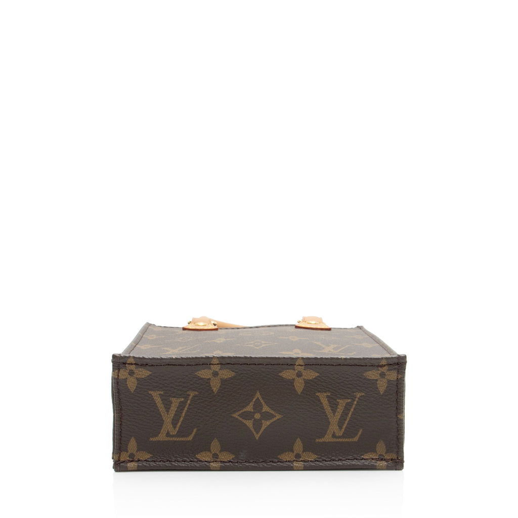Louis Vuitton Monogram Canvas Petit Sac Plat Shoulder Bag (SHF-DPlW0S)