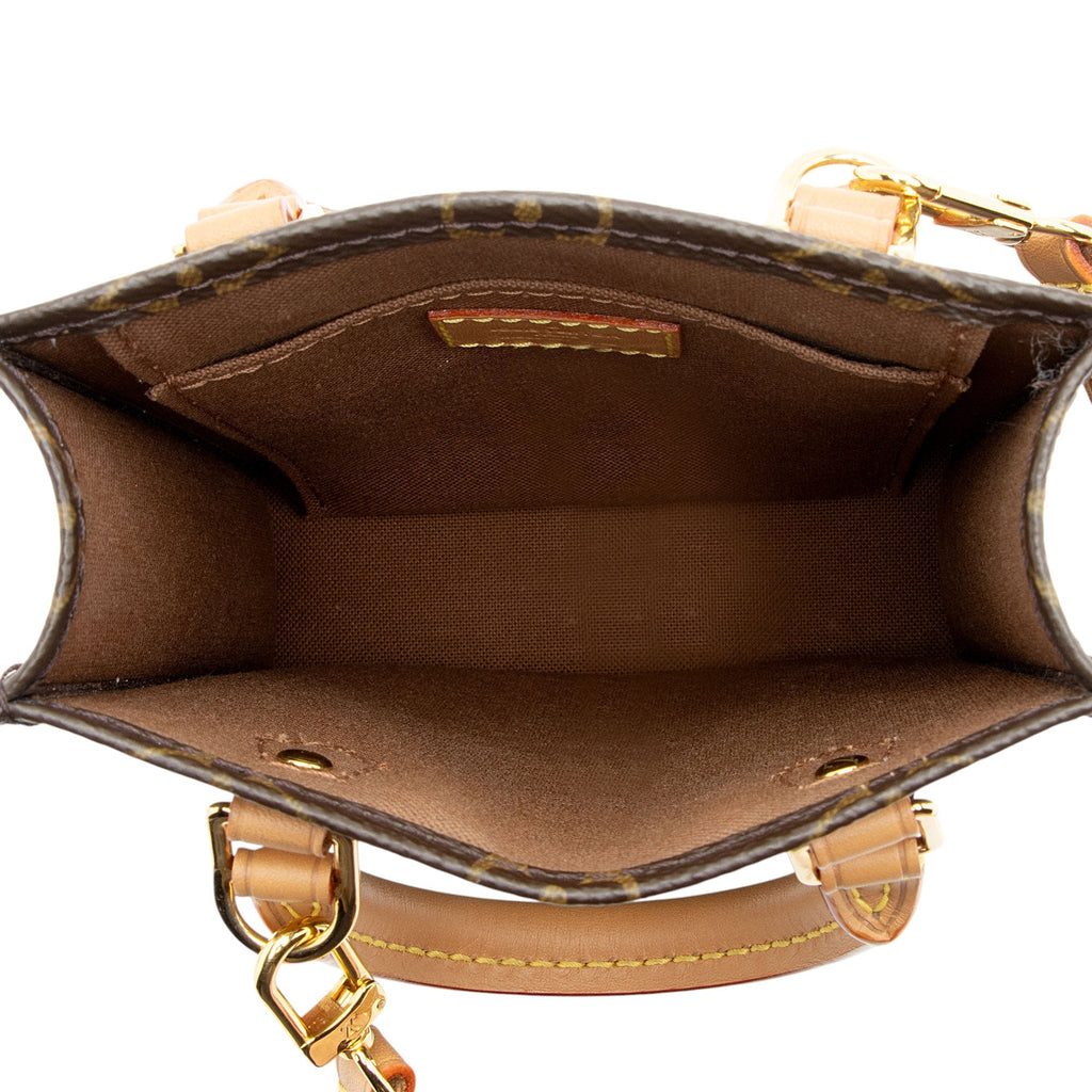 Louis Vuitton Monogram Canvas Petit Sac Plat Shoulder Bag (SHF-DPlW0S)
