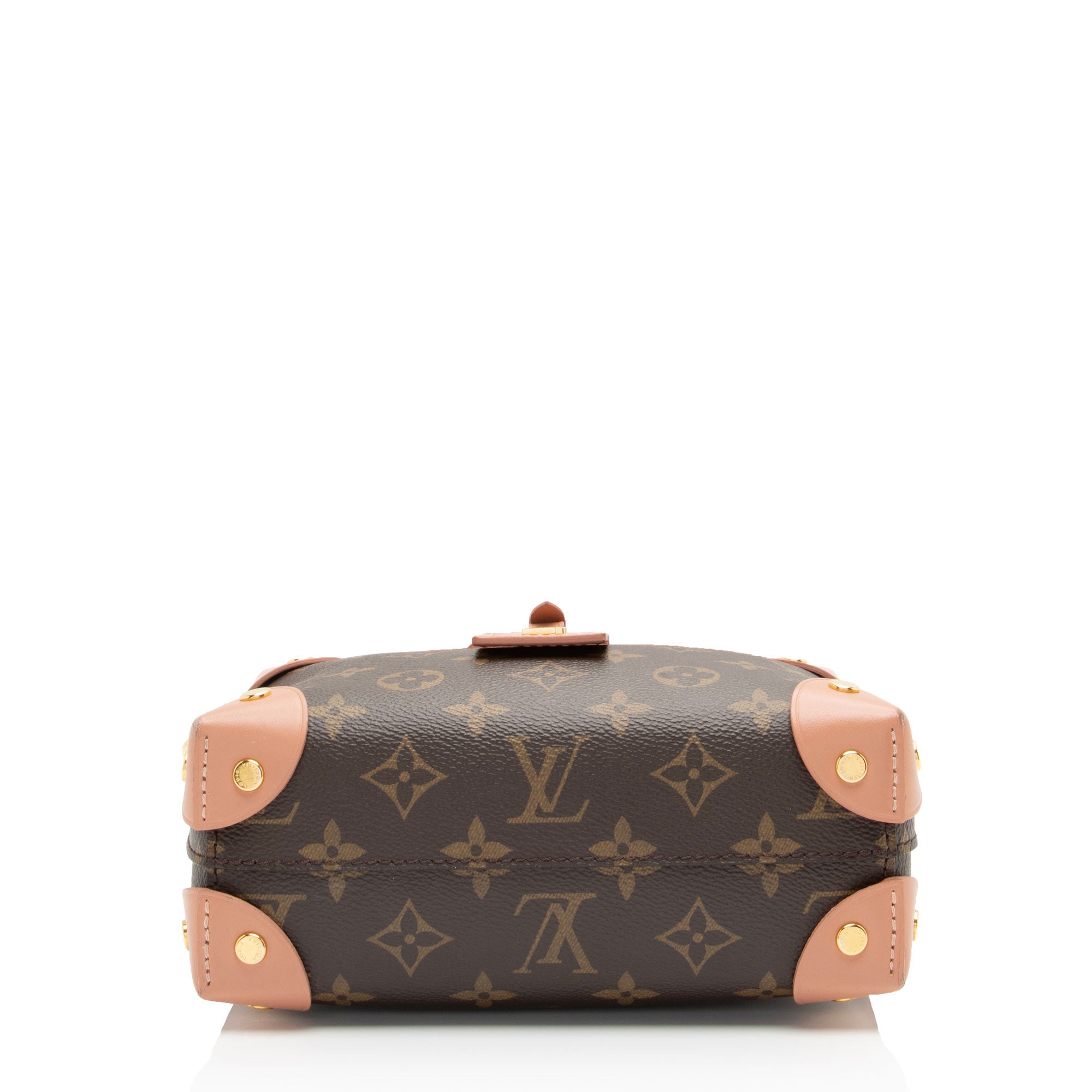 Louis Vuitton Monogram Canvas Petite Malle Souple Satchel (SHF-O504Pc)