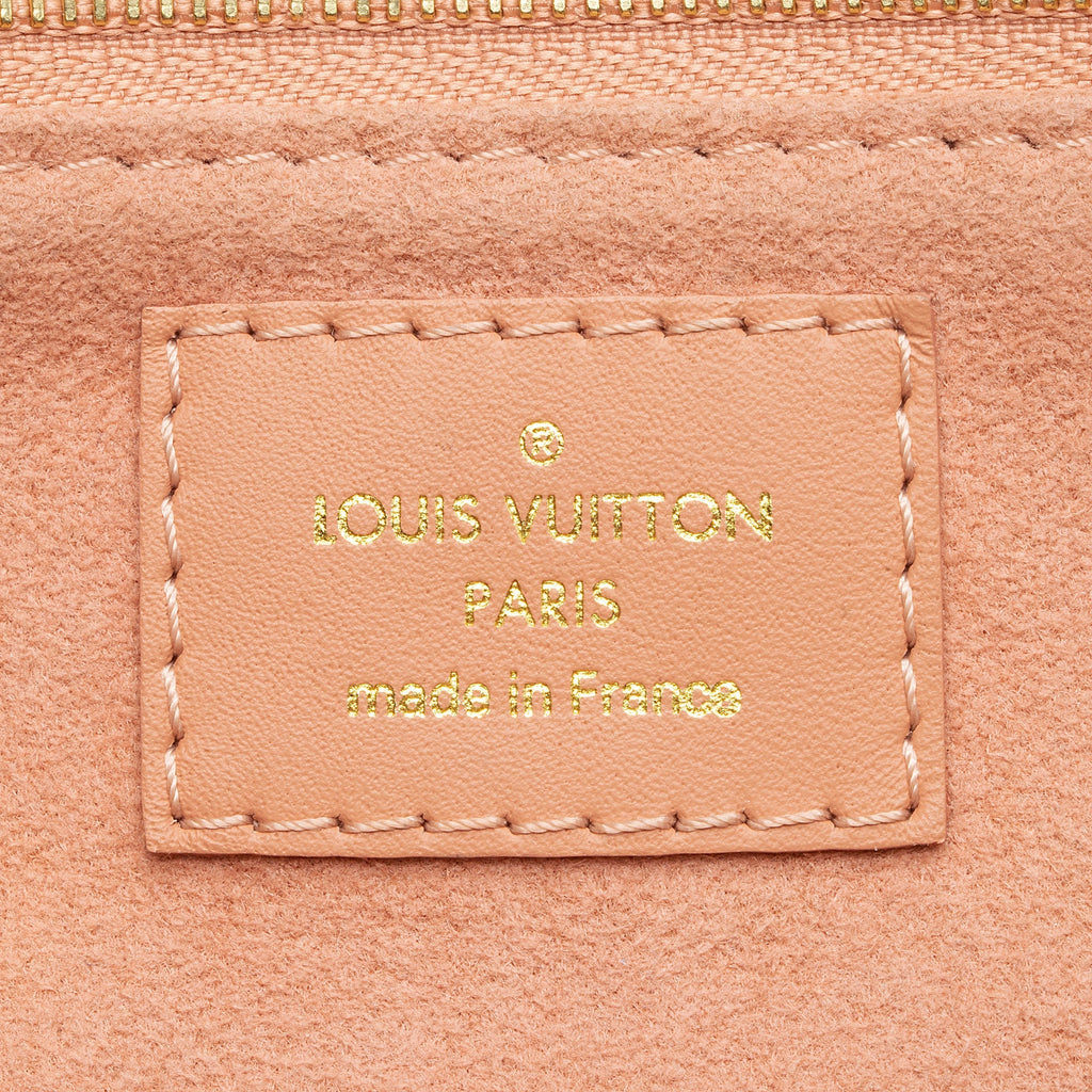 Louis Vuitton Monogram Canvas Petite Malle Souple Satchel (SHF-O504Pc)