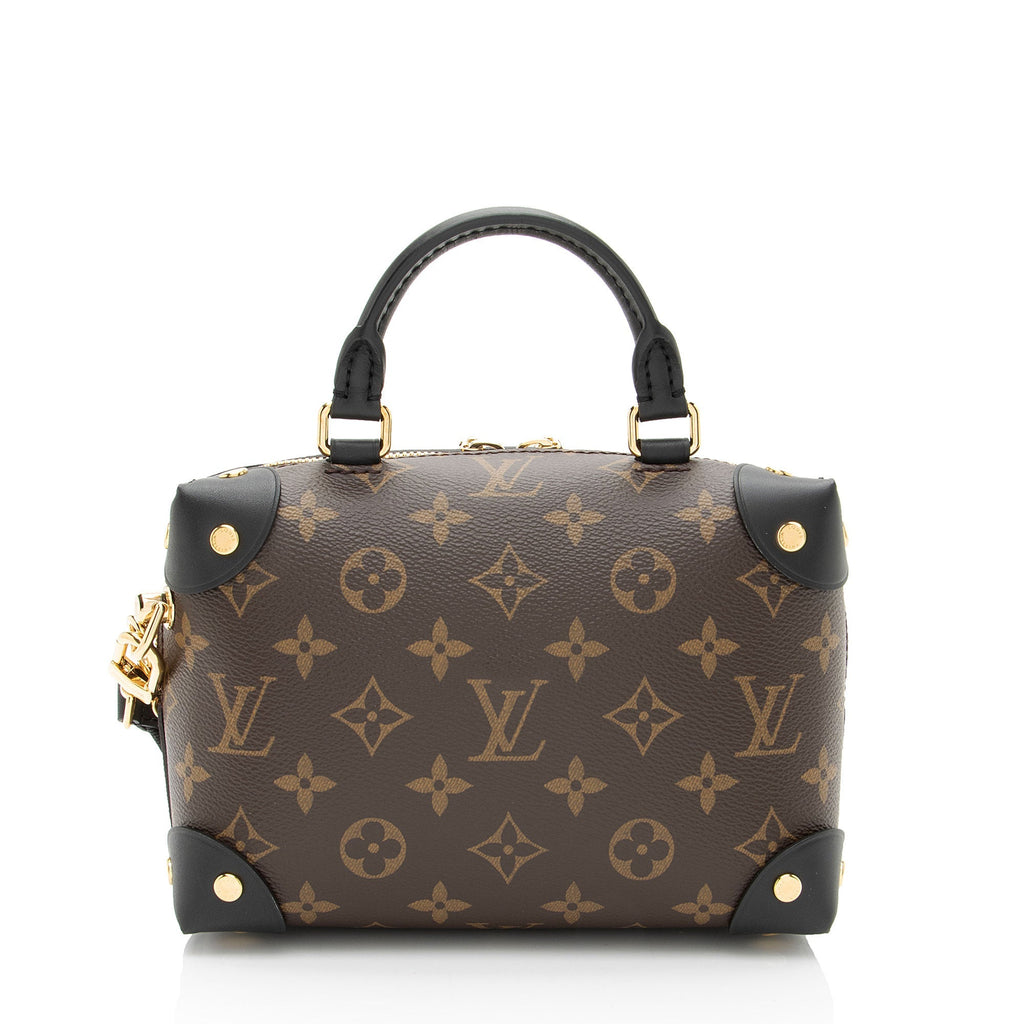 Louis Vuitton Monogram Canvas Petite Malle Souple Satchel