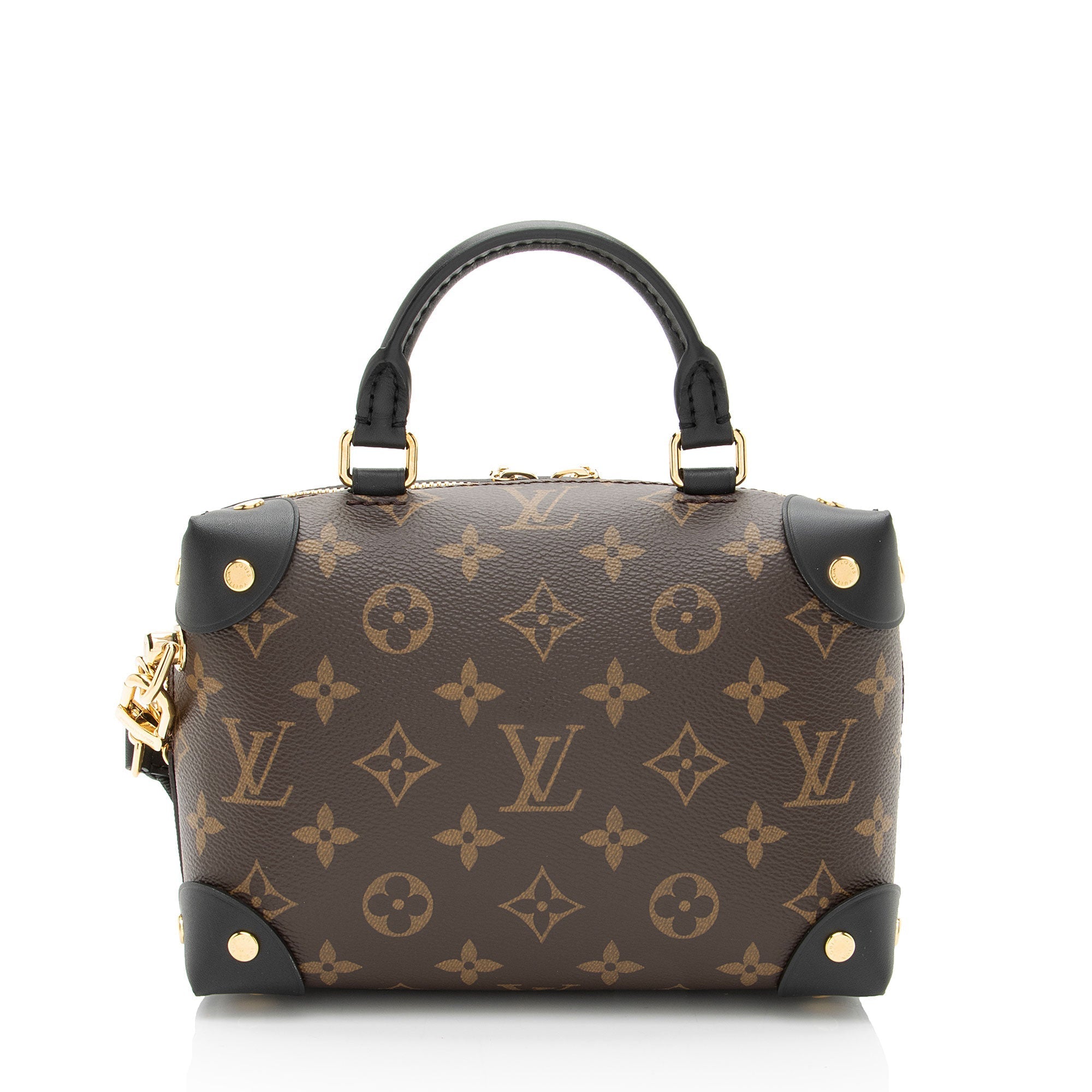 Louis Vuitton Monogram Canvas Petite Malle Souple Satchel