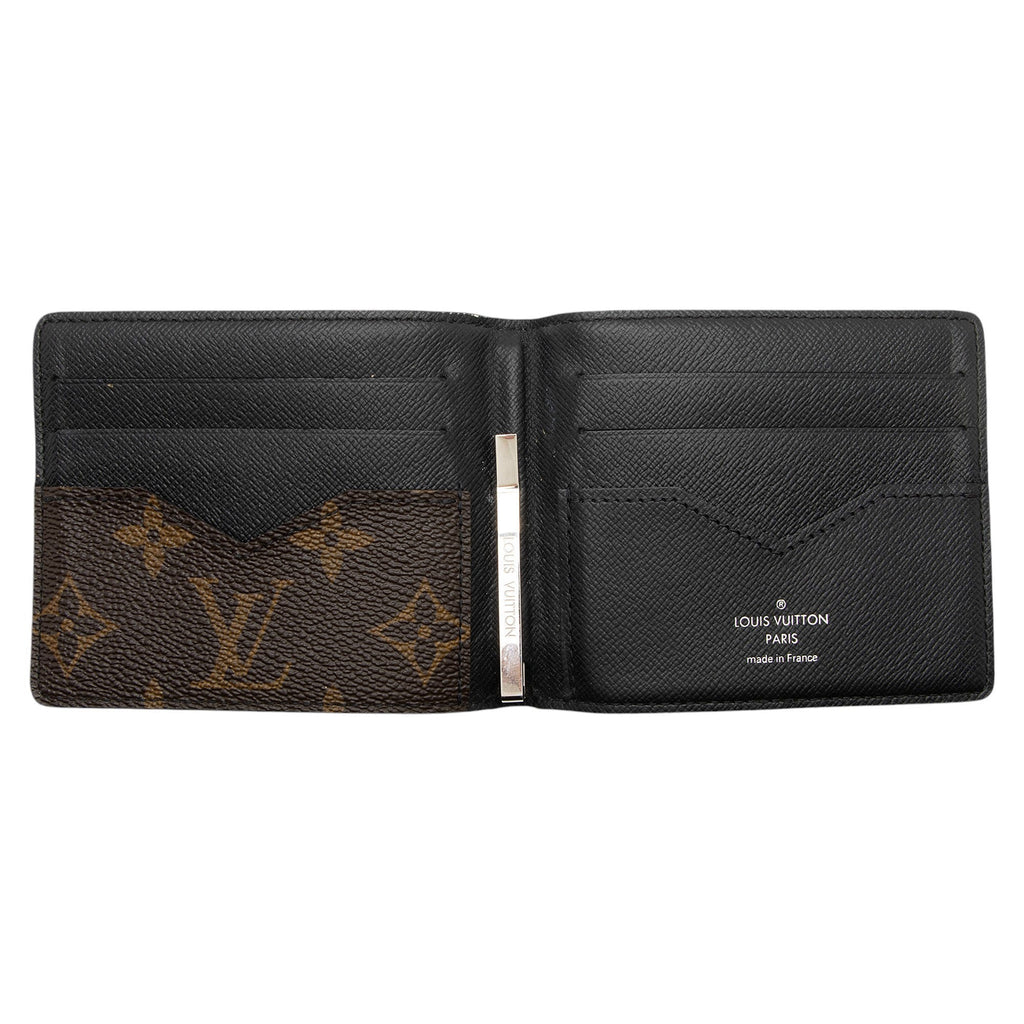 Louis Vuitton Monogram Canvas Pince Wallet (SHF-l7KBfn)