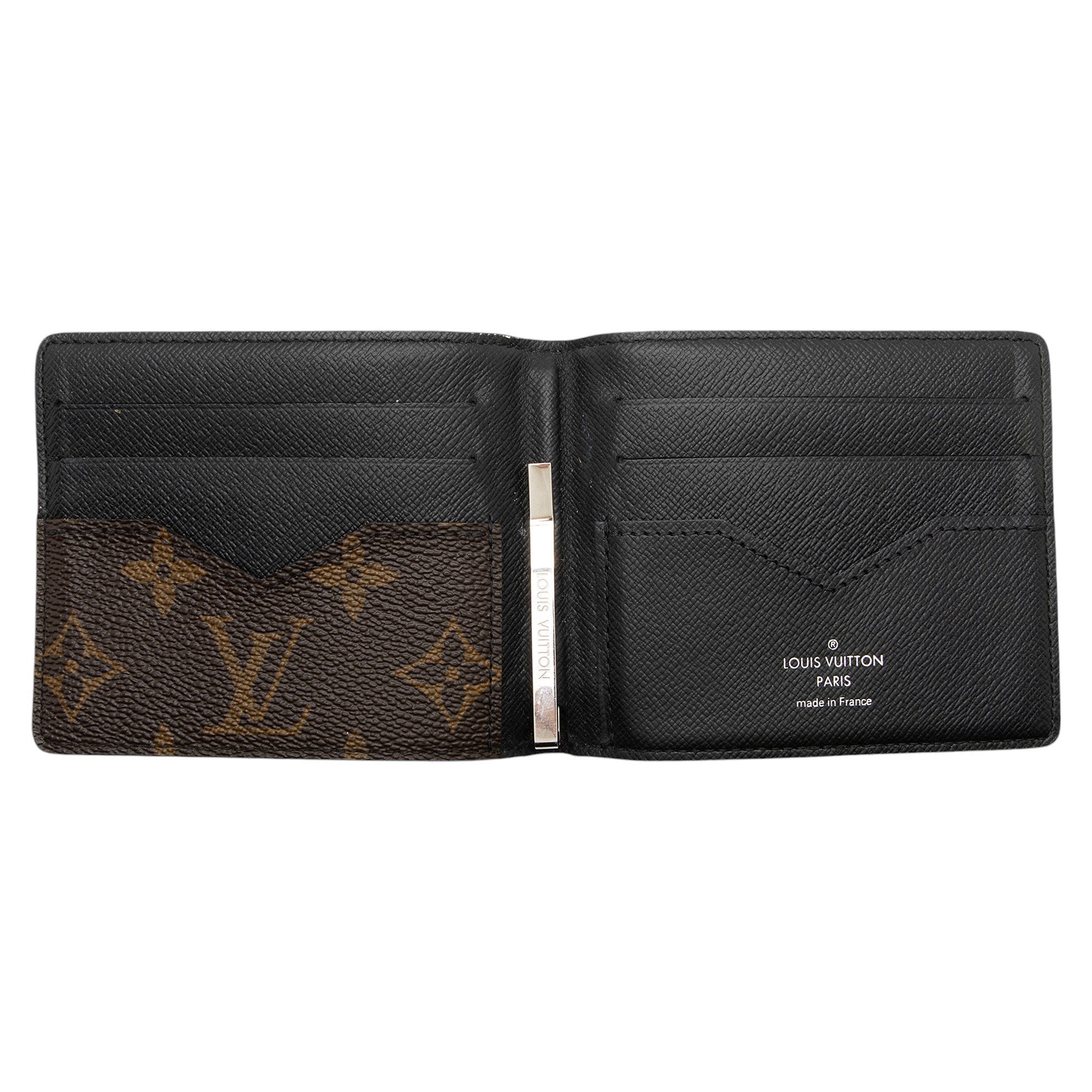 Louis Vuitton Monogram Canvas Pince Wallet (SHF-l7KBfn)