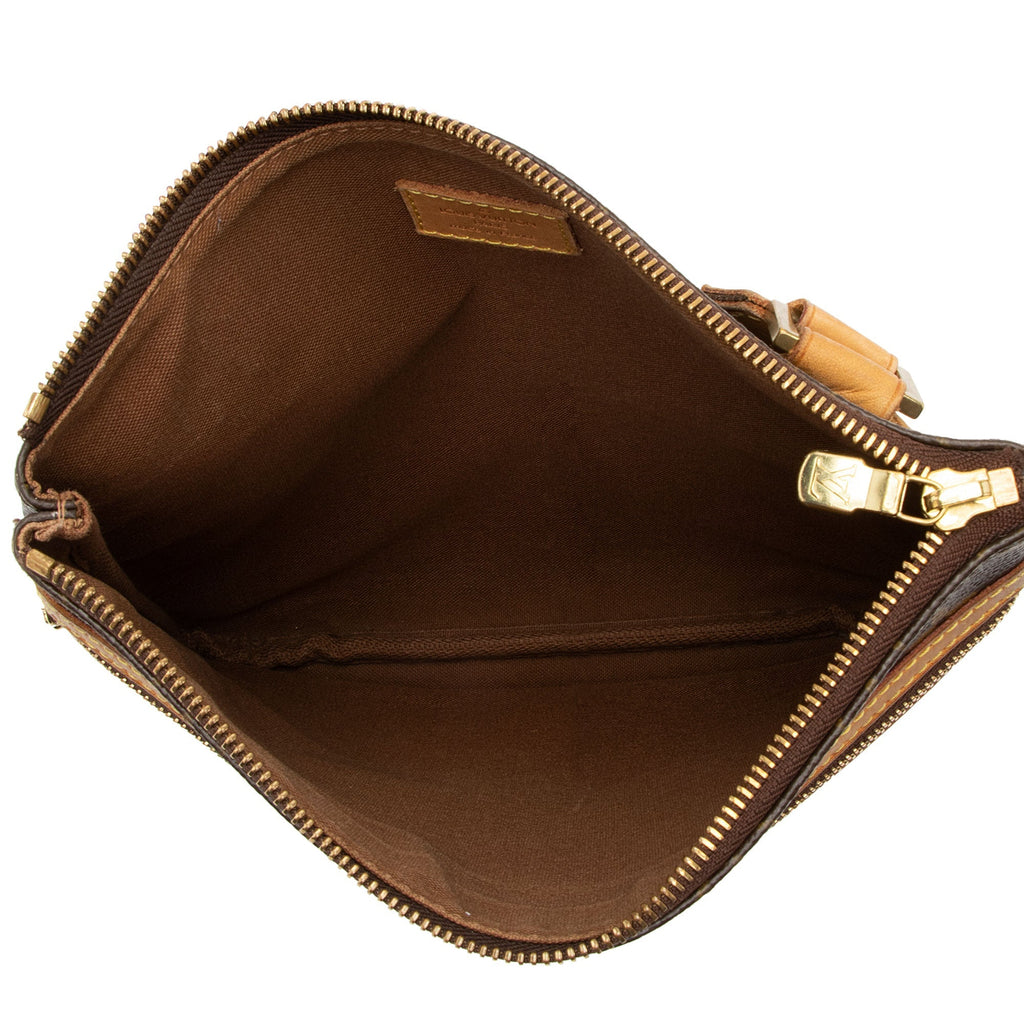 Louis Vuitton Monogram Canvas Pochette Bosphore Messenger Bag (SHF-Syd081)