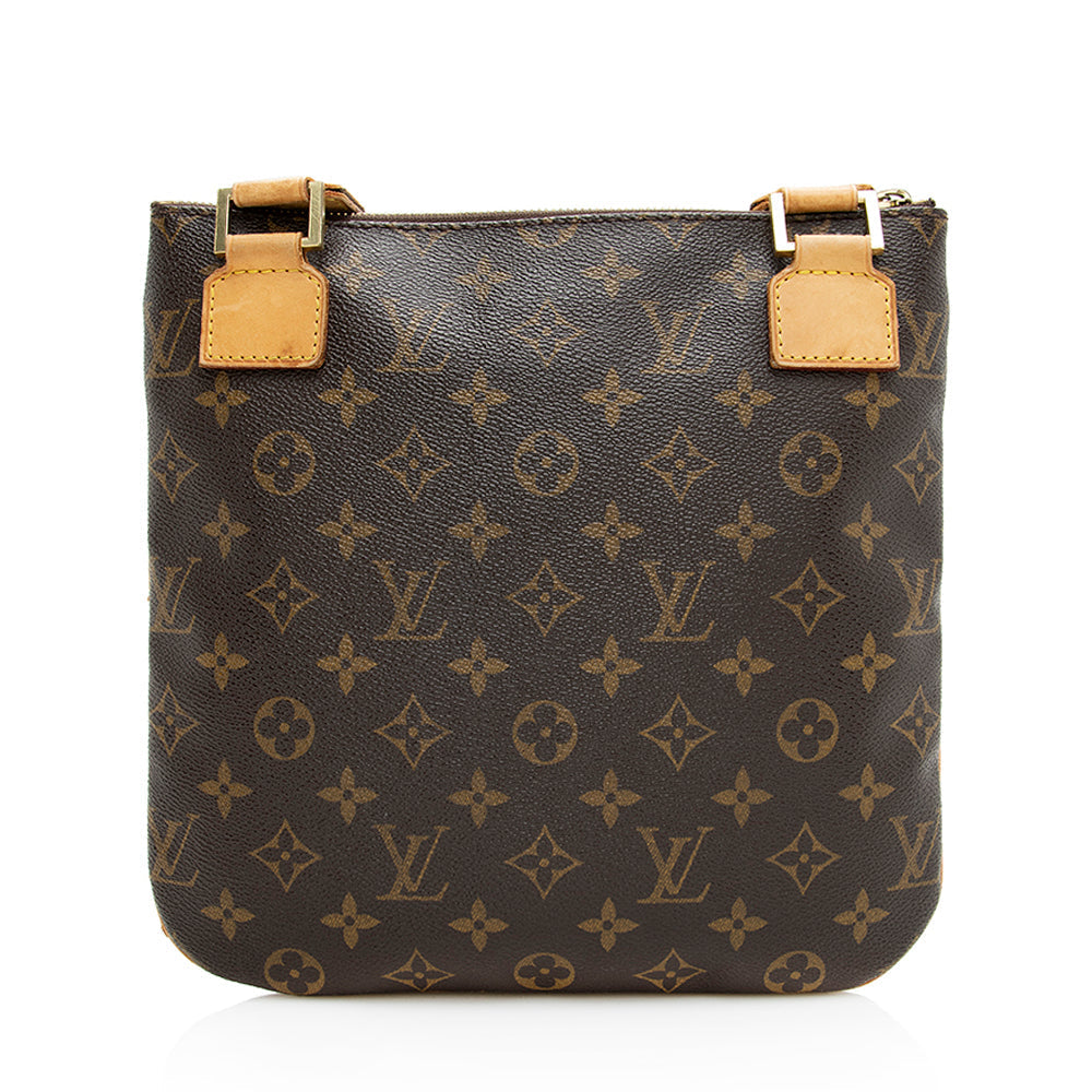 Louis Vuitton Monogram Canvas Pochette Bosphore Messenger Bag (SHF-19487)