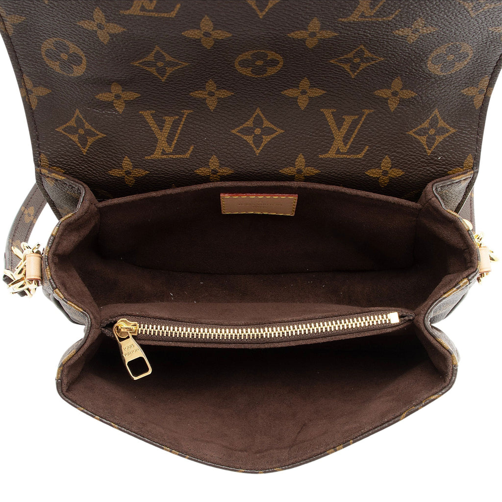 Louis Vuitton Monogram Canvas Pochette Metis E/W Shoulder Bag (SHF-AHFzgC)