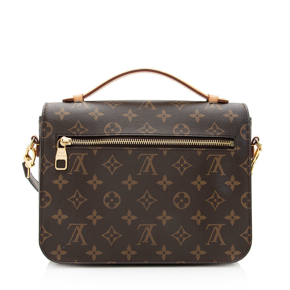 Louis Vuitton Monogram Canvas Pochette Metis Shoulder Bag (SHF-20129)