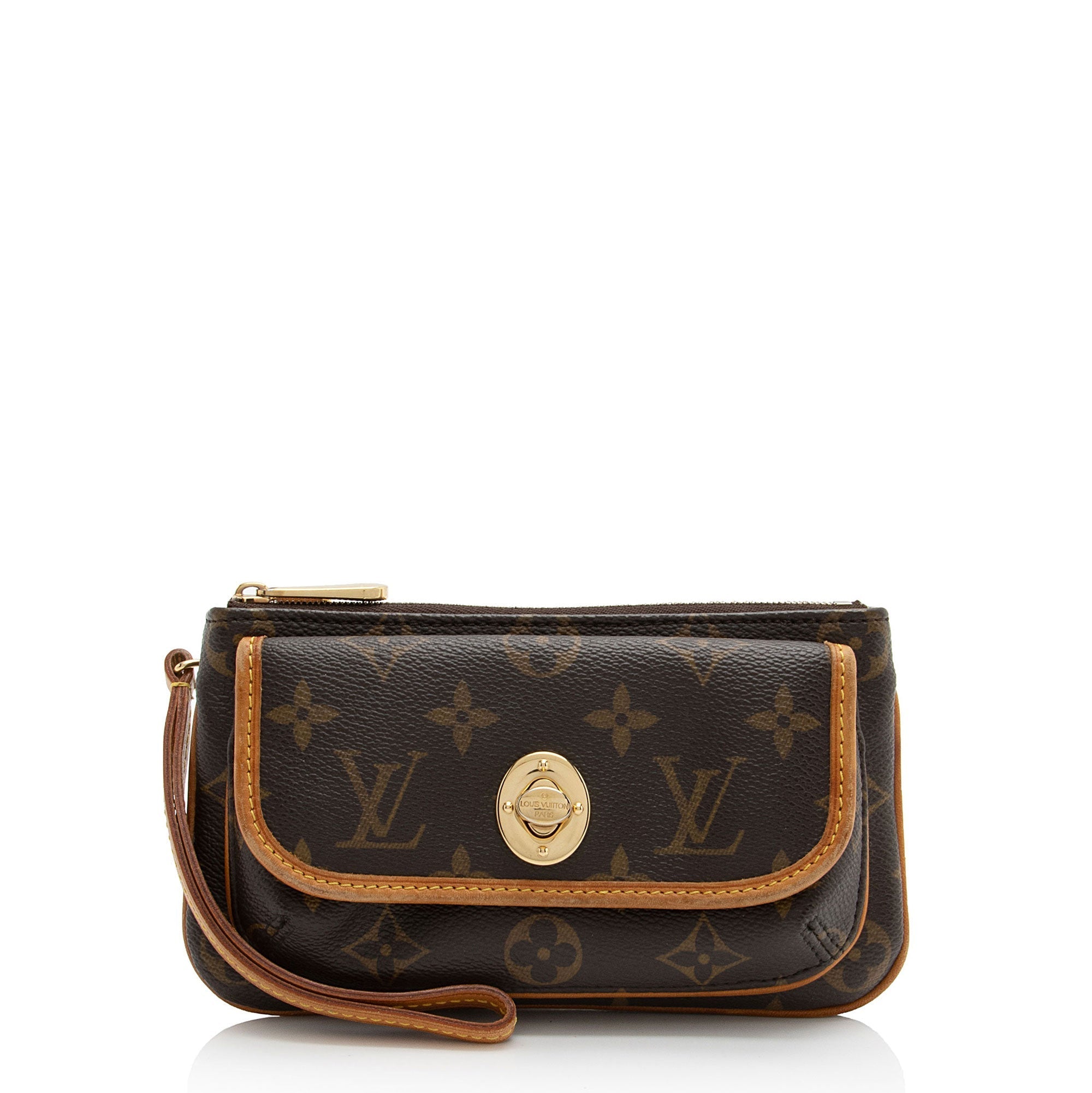 Louis Vuitton Monogram Canvas Pochette Tikal Clutch (SHF-gbe0ZF)