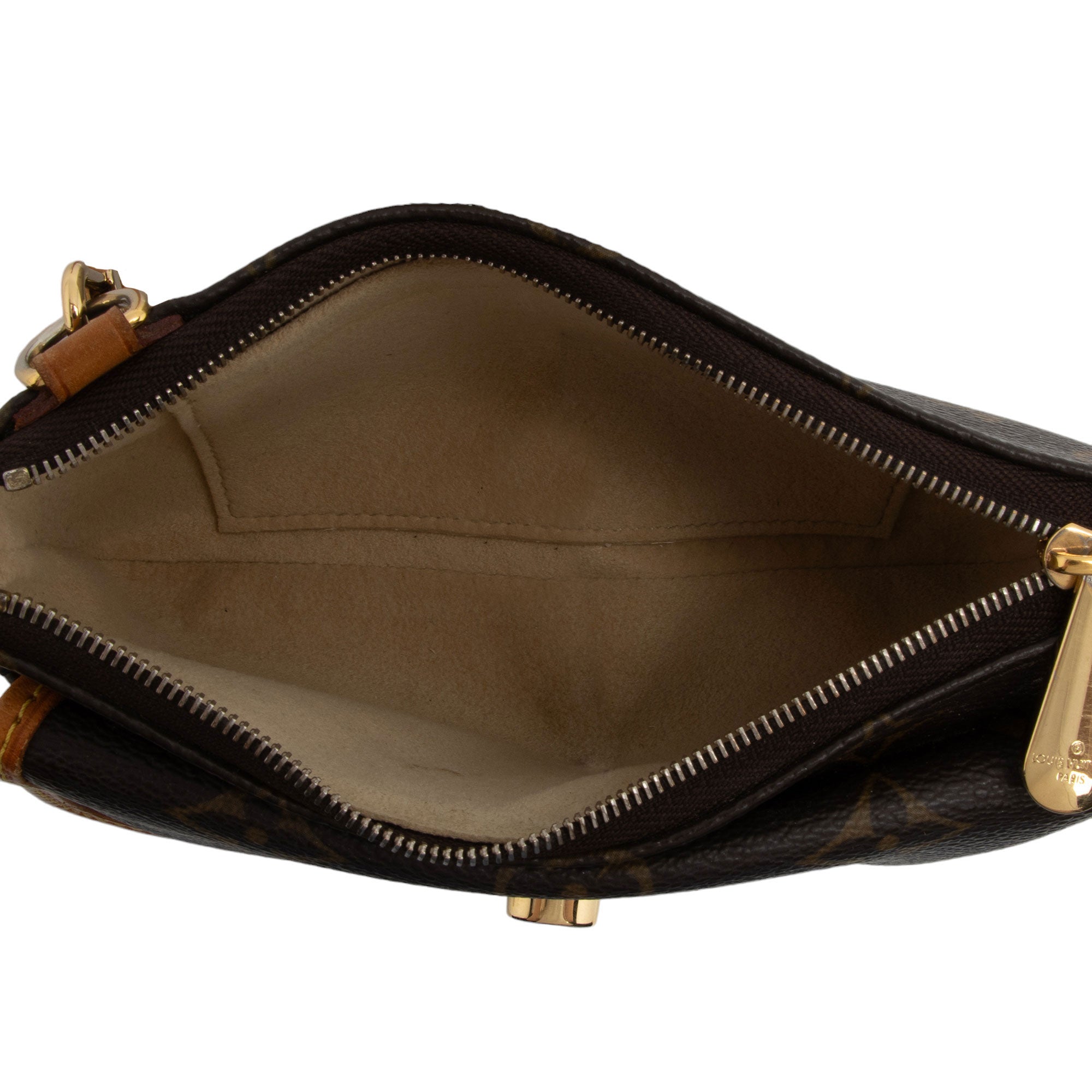 Louis Vuitton Monogram Canvas Pochette Tikal Clutch (SHF-gbe0ZF)