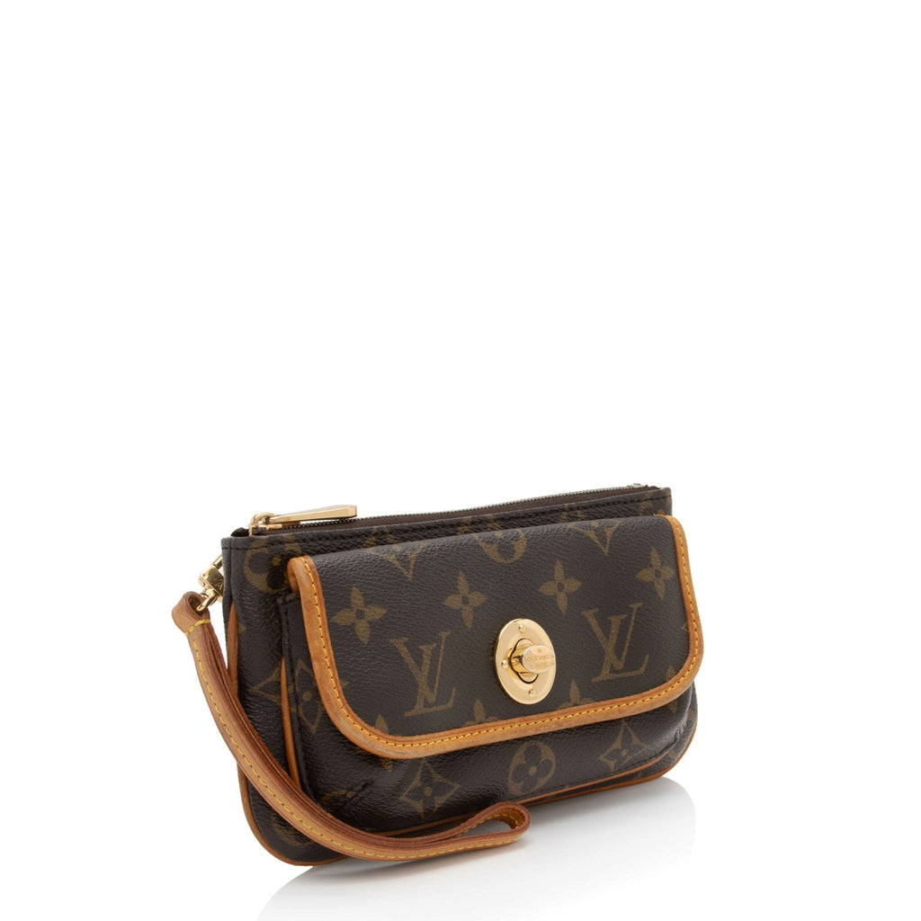 Louis Vuitton Monogram Canvas Pochette Tikal Clutch (SHF-gbe0ZF)