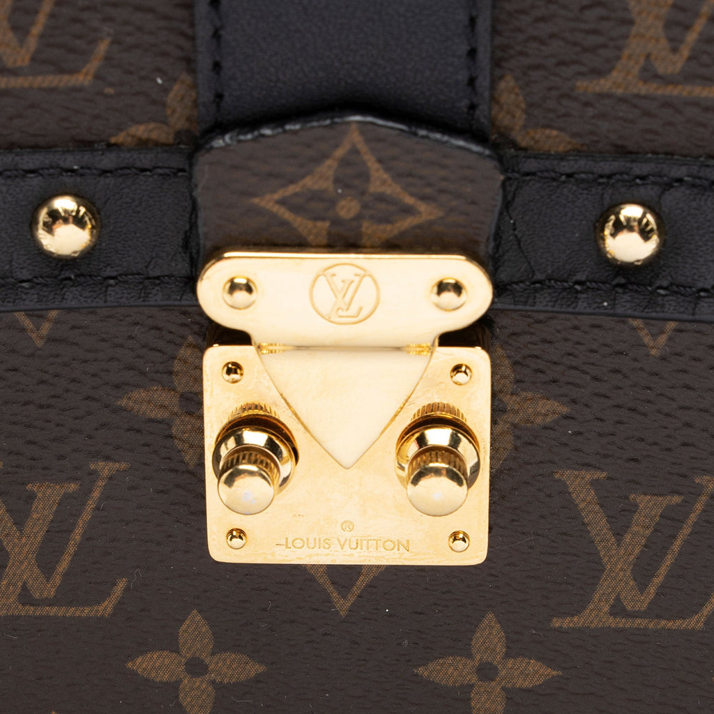 Louis Vuitton Monogram Canvas Pochette Trunk Vertical Shoulder Bag (SHF-0cnSuE)