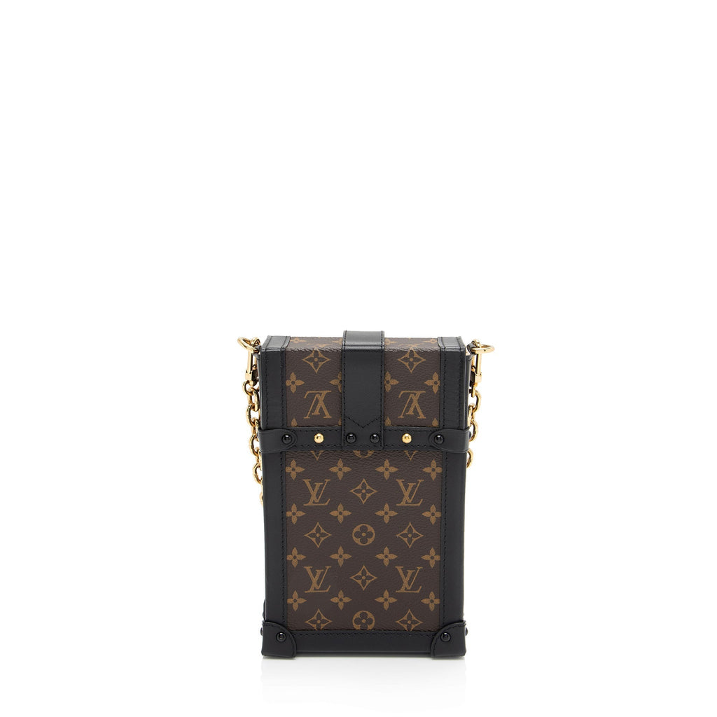 Louis Vuitton Monogram Canvas Pochette Trunk Vertical Shoulder Bag (SHF-9nXL0z)