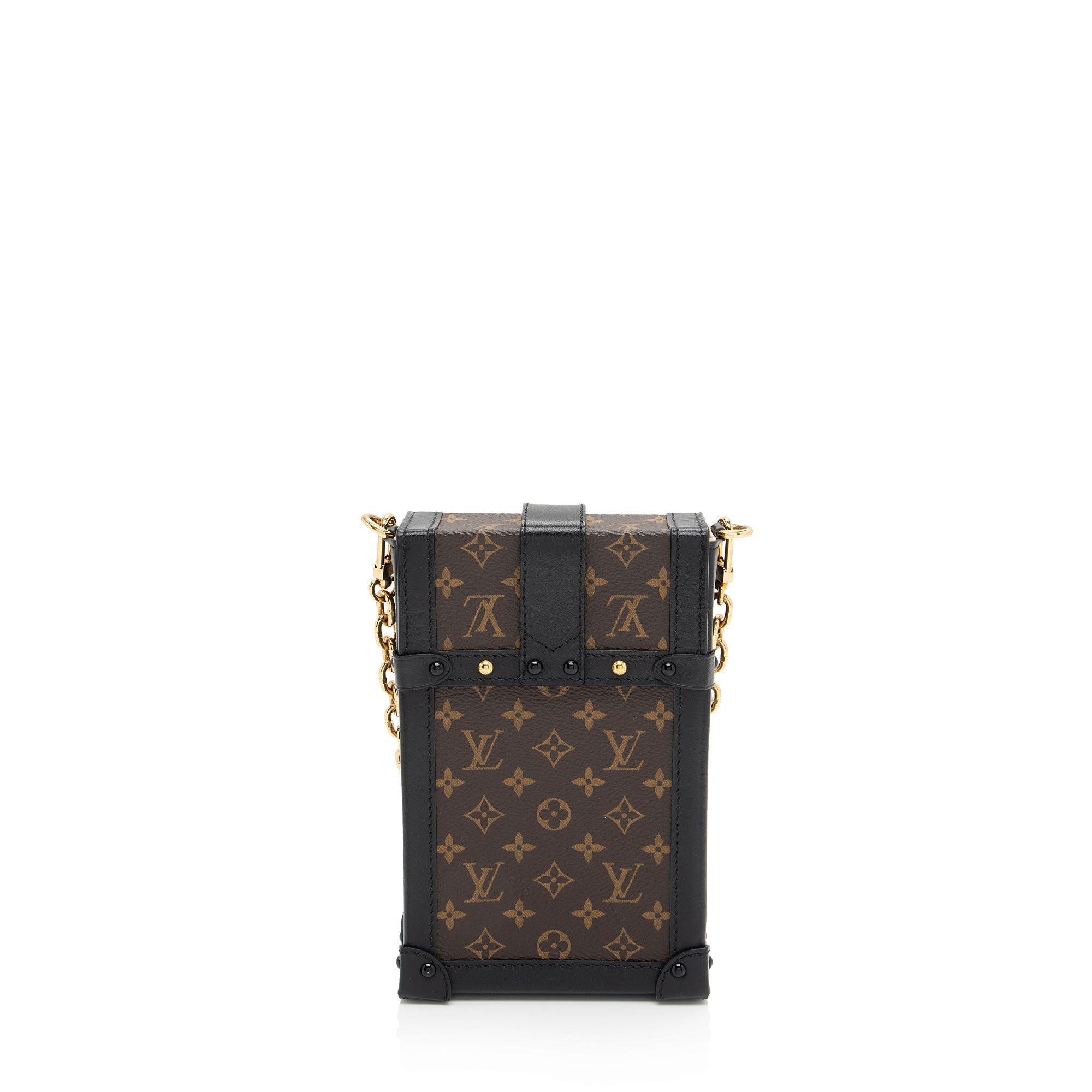 Louis Vuitton Monogram Canvas Pochette Trunk Vertical Shoulder Bag (SHF-9nXL0z)