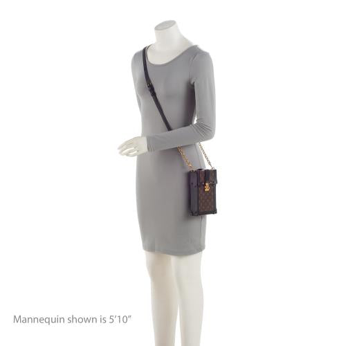 Louis Vuitton Monogram Canvas Pochette Trunk Vertical Shoulder Bag (SHF-9nXL0z)