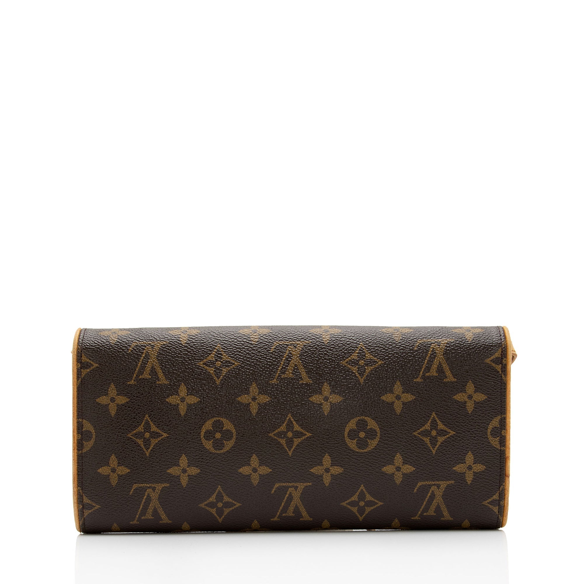 Louis Vuitton Monogram Canvas Pochette Twin GM Shoulder Bag (SHF-g7huHA)