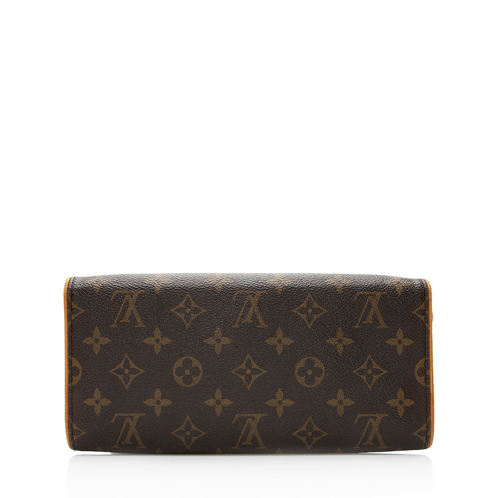 Louis Vuitton Monogram Canvas Pochette Twin GM Shoulder Bag (SHF-19243)