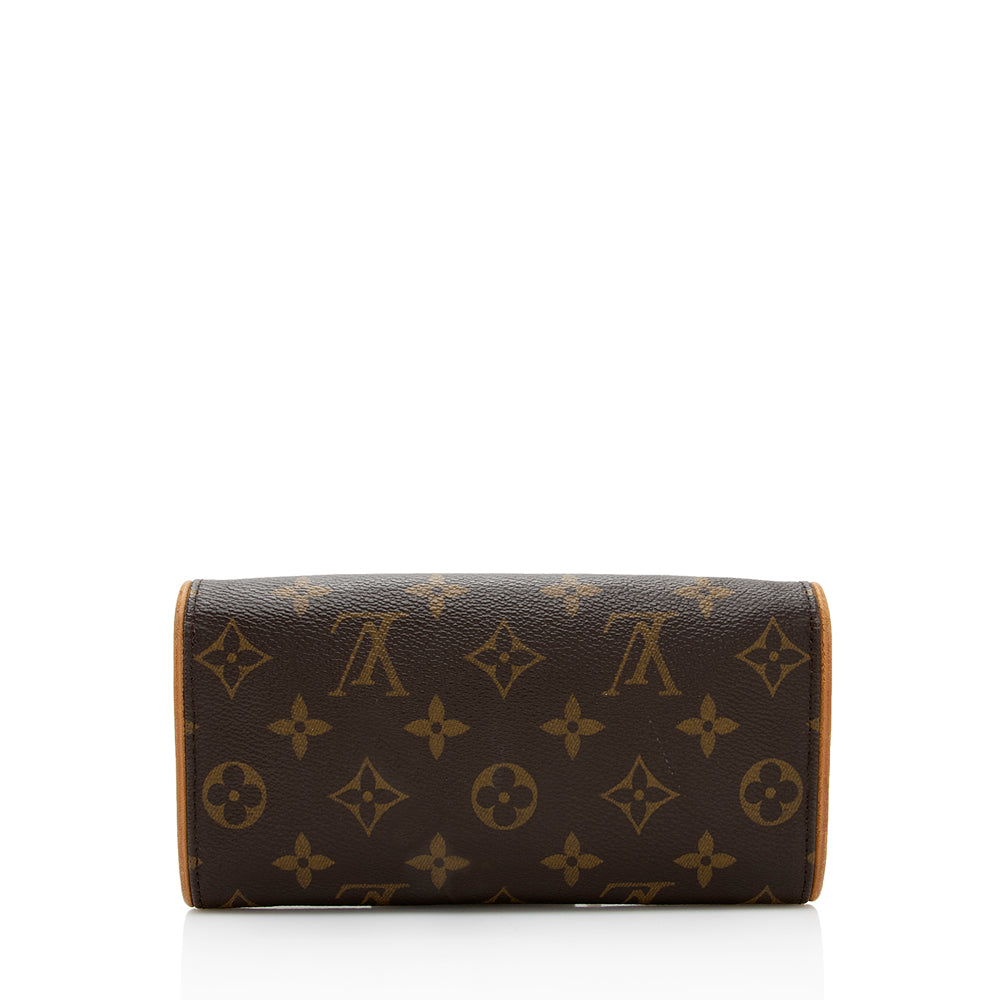 Louis Vuitton  Monogram Canvas Pochette Twin PM Shoulder Bag (SHF-17997)