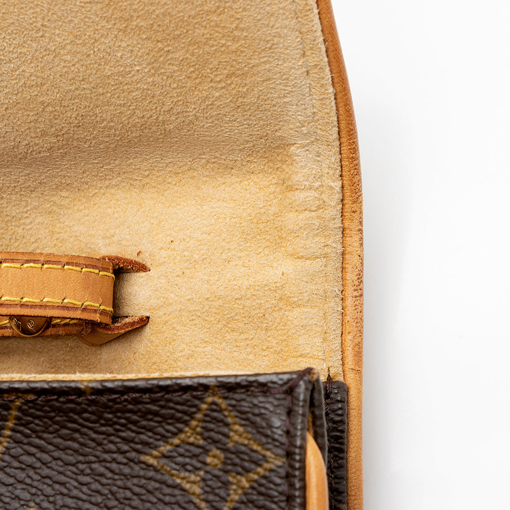 Louis Vuitton  Monogram Canvas Pochette Twin PM Shoulder Bag (SHF-17997)