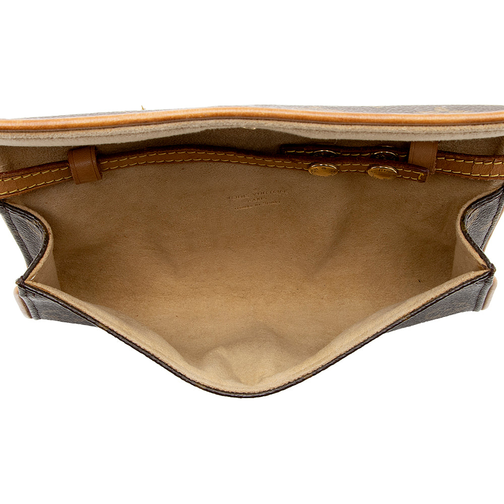 Louis Vuitton  Monogram Canvas Pochette Twin PM Shoulder Bag (SHF-17997)