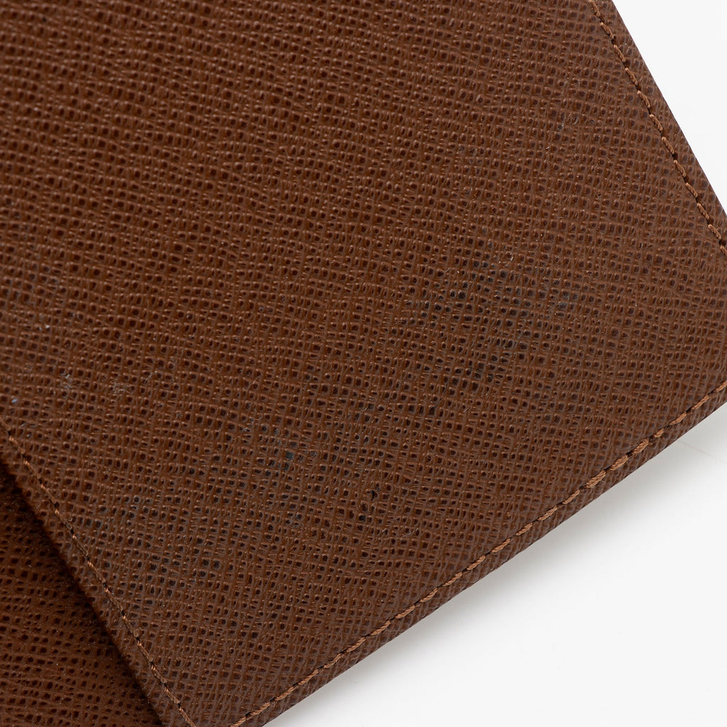 Louis Vuitton Monogram Canvas Pocket Agenda Checkbook Cover (SHF-Yhb1SU)