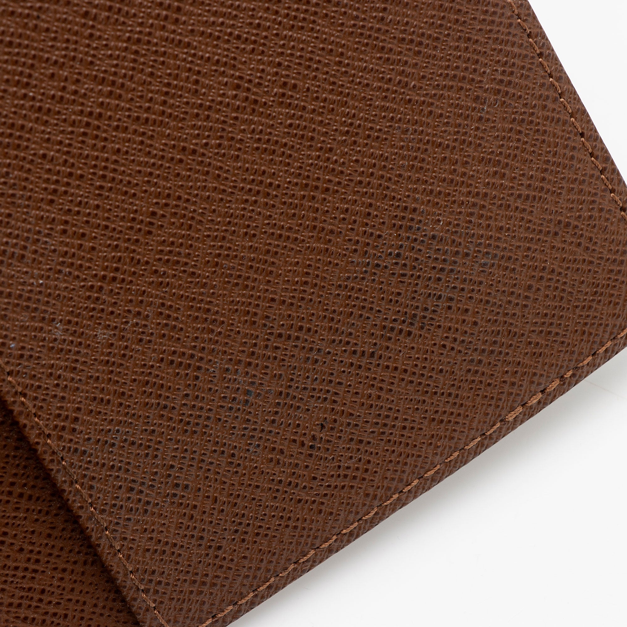 Louis Vuitton Monogram Canvas Pocket Agenda Checkbook Cover (SHF-Yhb1SU)