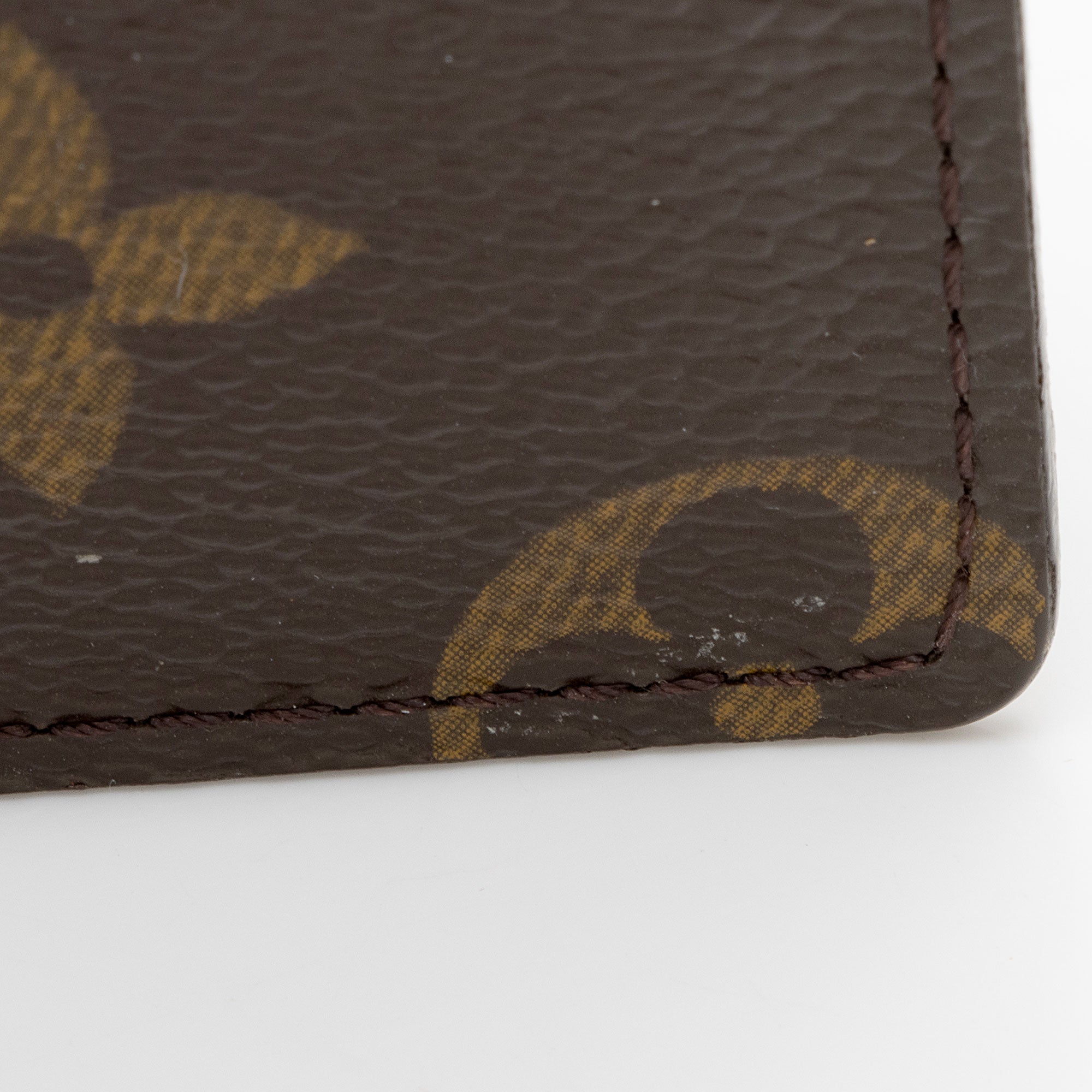 Louis Vuitton Monogram Canvas Pocket Agenda Checkbook Cover (SHF-Yhb1SU)