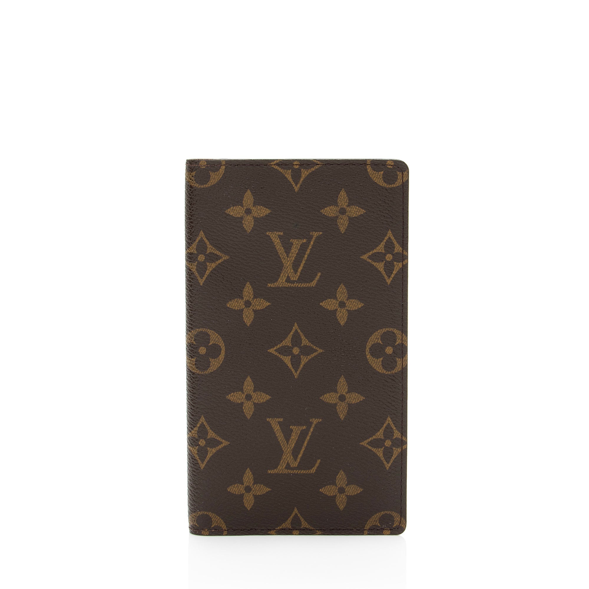 Louis Vuitton Monogram Canvas Pocket Agenda Checkbook Cover (SHF-Yhb1SU)