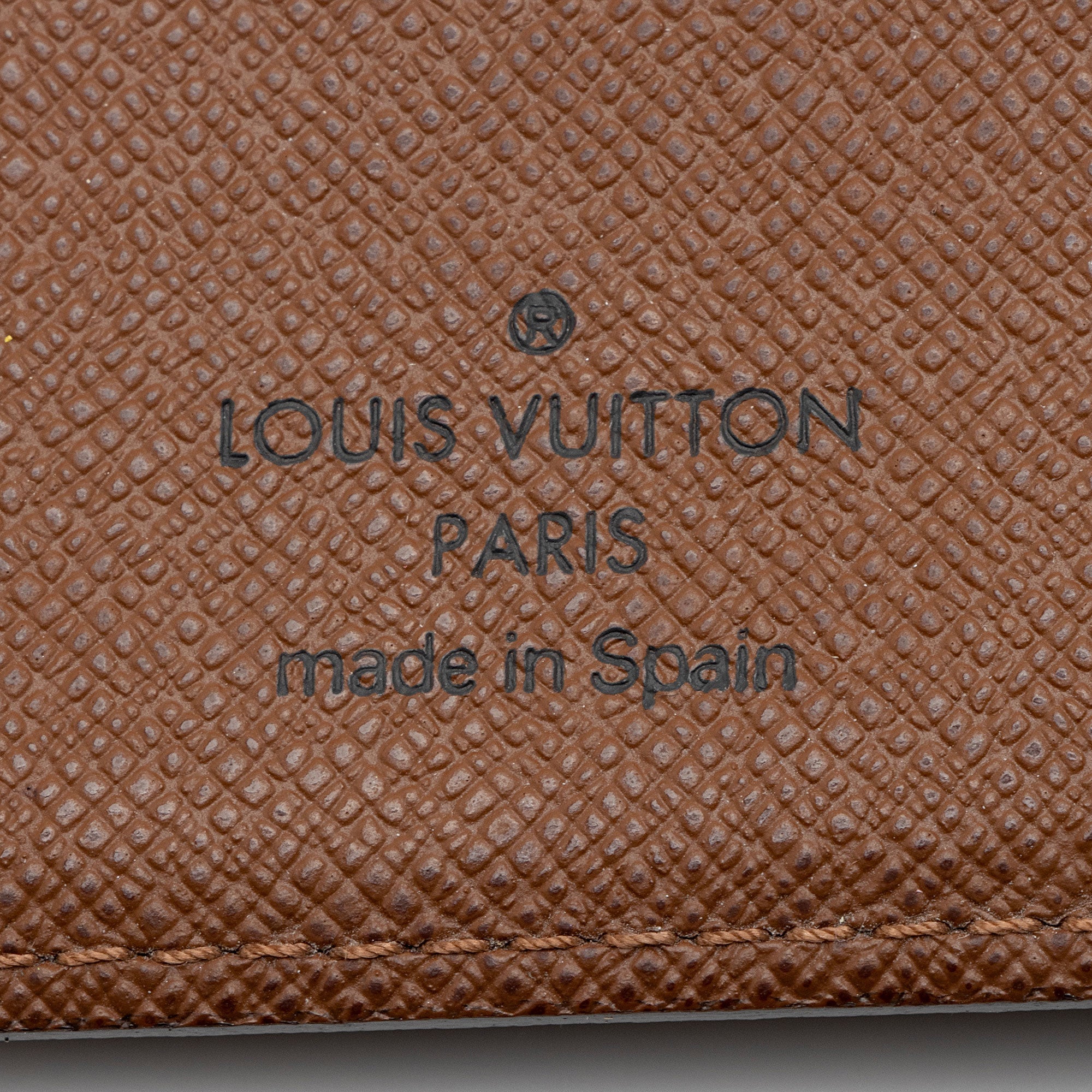 Louis Vuitton Monogram Canvas Pocket Agenda Checkbook Cover (SHF-Yhb1SU)