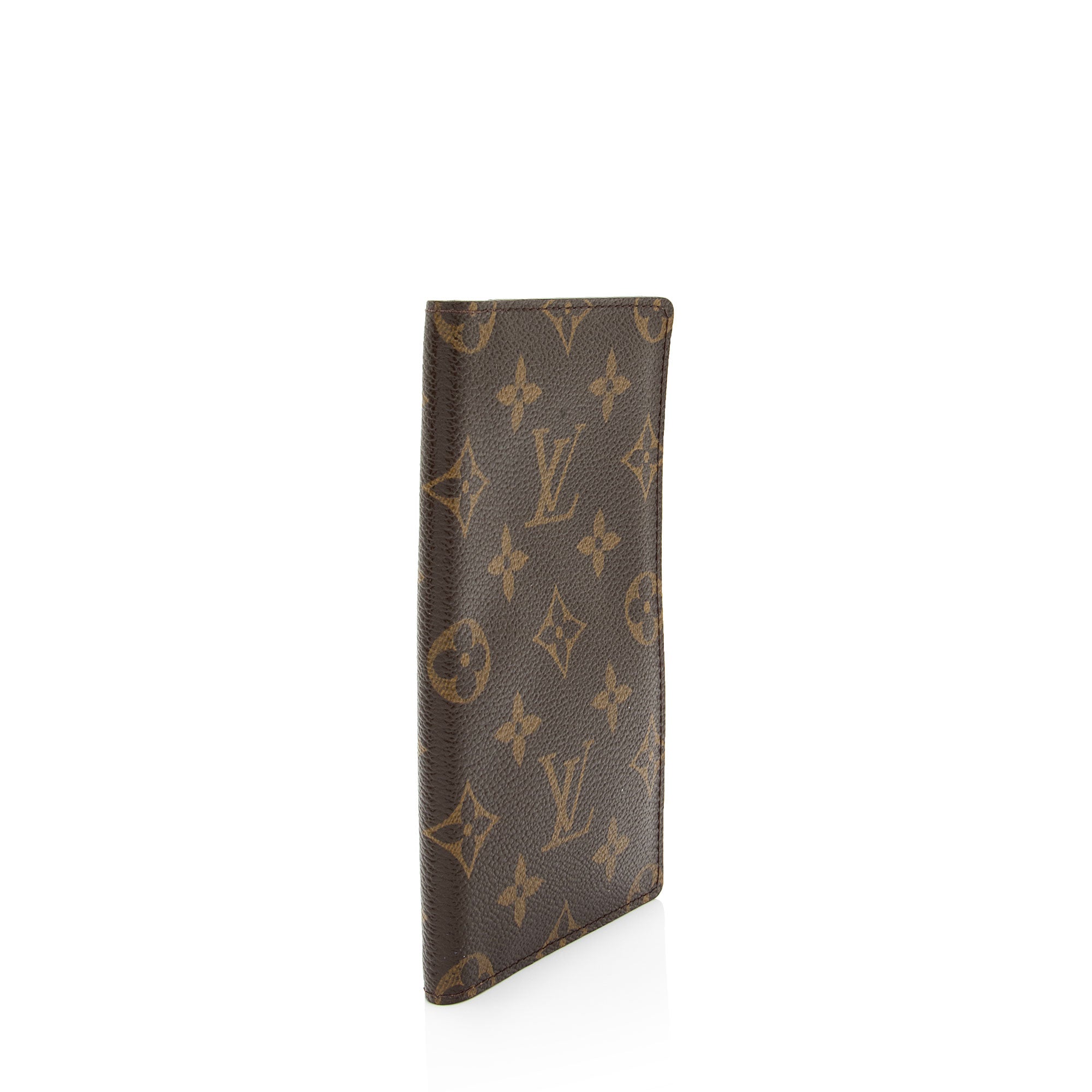 Louis Vuitton Monogram Canvas Pocket Agenda Checkbook Cover (SHF-Yhb1SU)