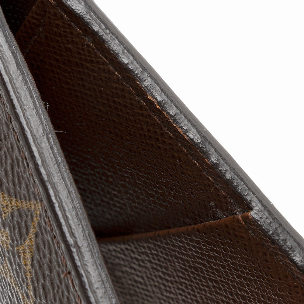 Louis Vuitton Monogram Canvas Pocket Organizer Wallet (SHF-21824)
