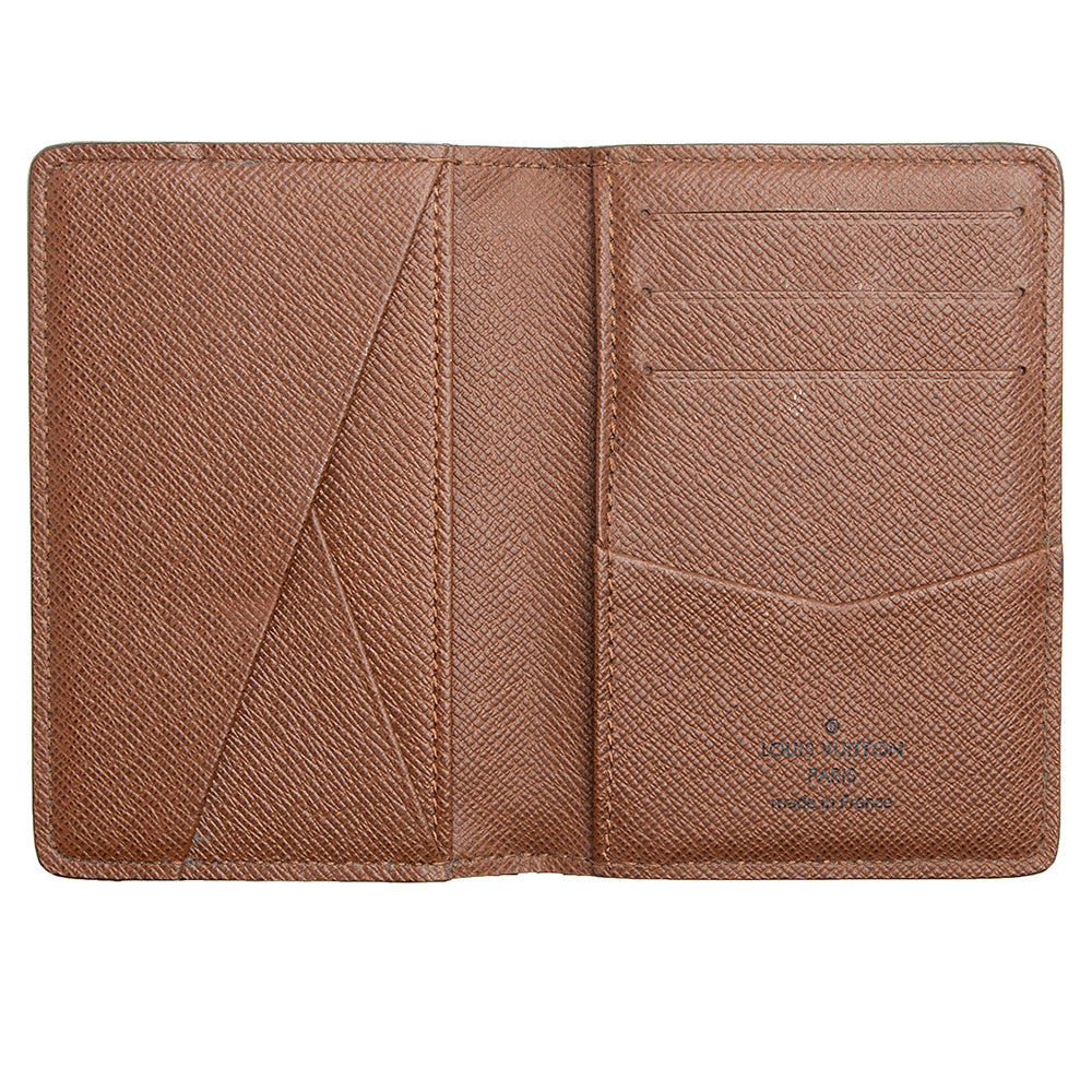 Louis Vuitton Monogram Canvas Pocket Organizer Wallet (SHF-21824)