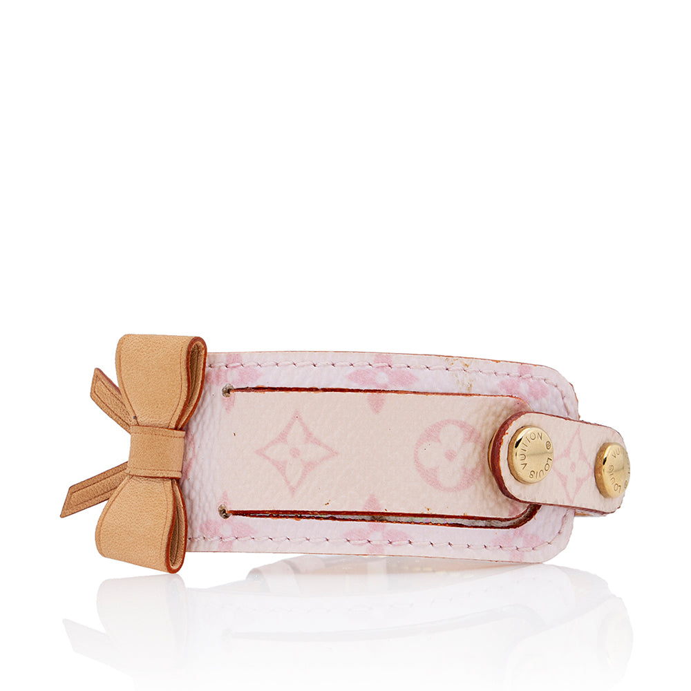 Louis Vuitton Monogram Canvas Porte Address Bracelet (SHF-18225)