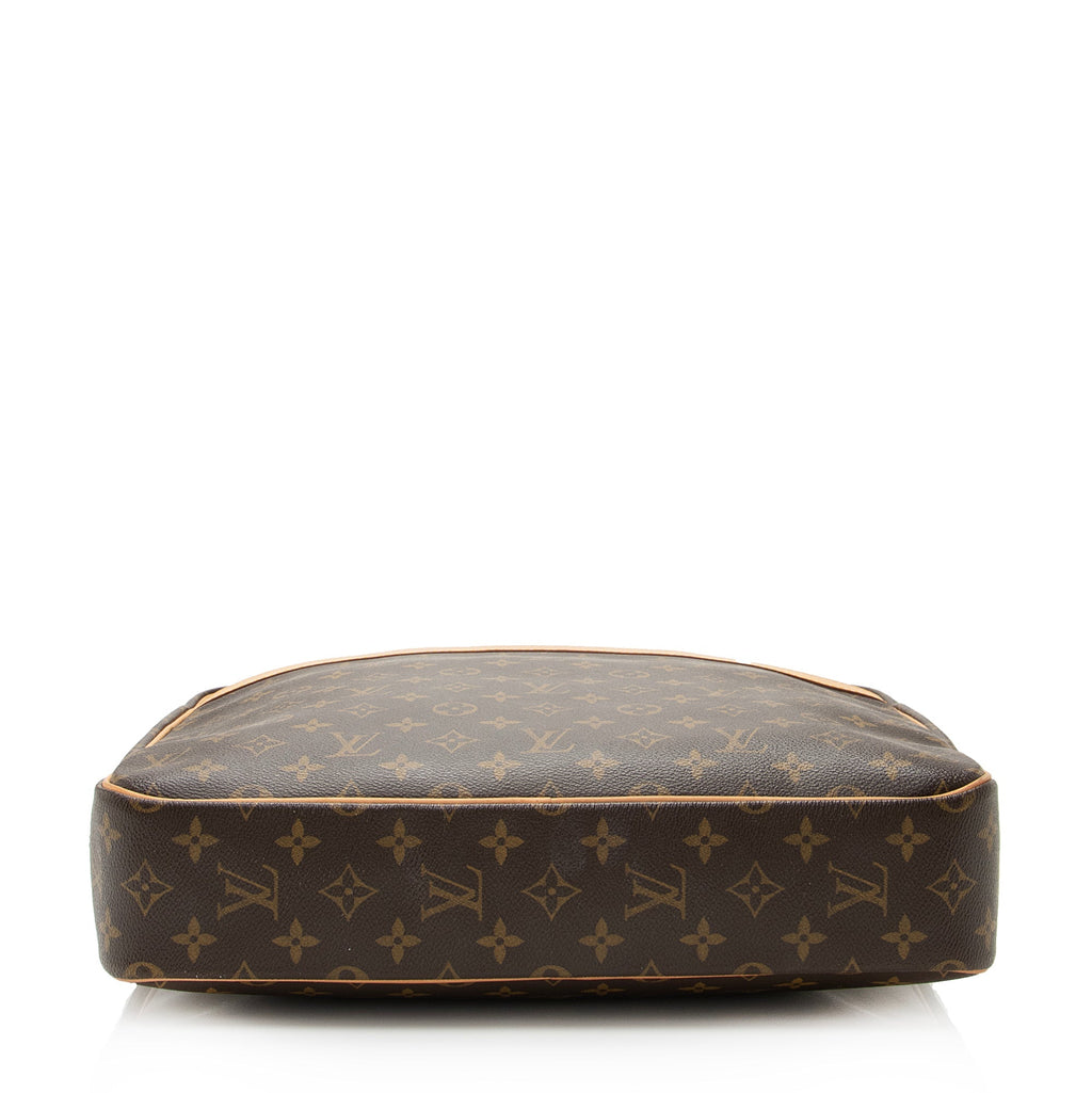 Louis Vuitton Monogram Canvas Porte Documents Pegase Soft Briefcase (SHF-22705)