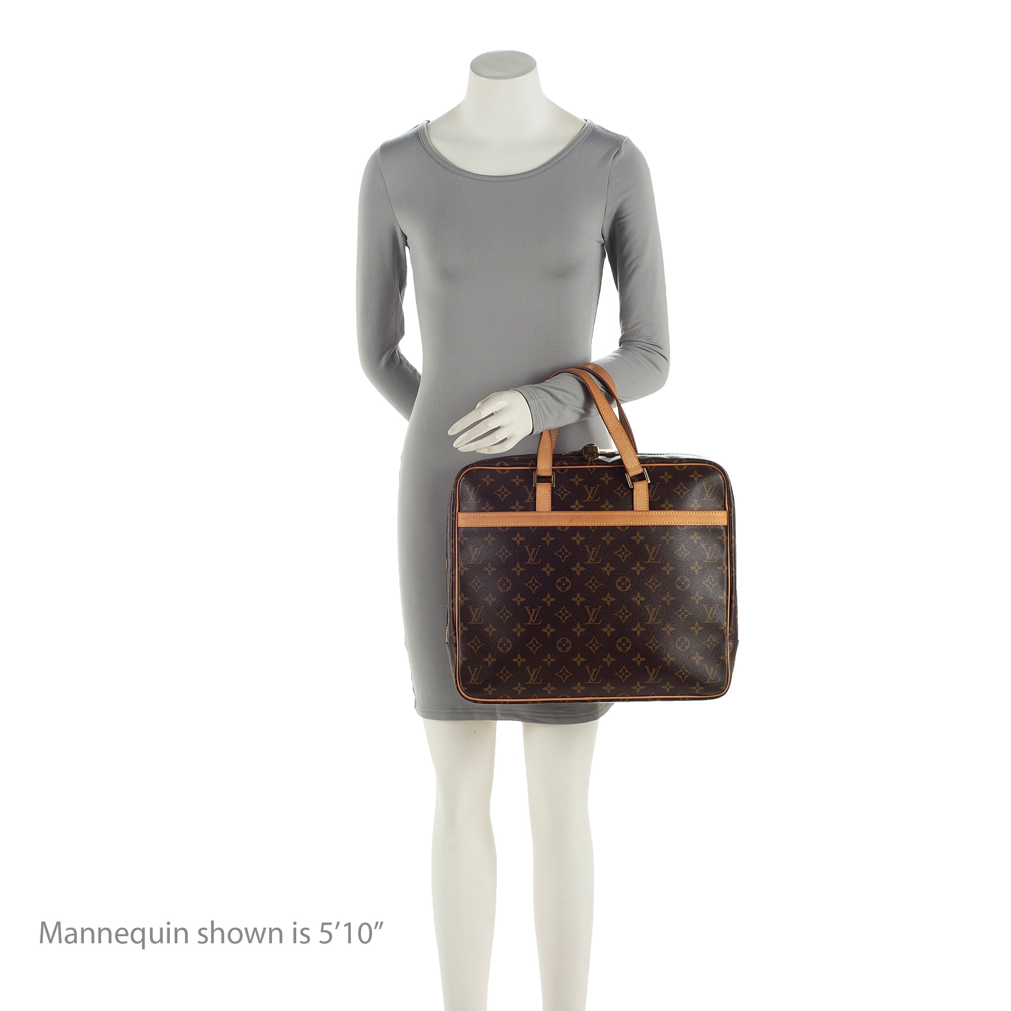 Louis Vuitton Monogram Canvas Porte Documents Pegase Soft Briefcase (SHF-22705)