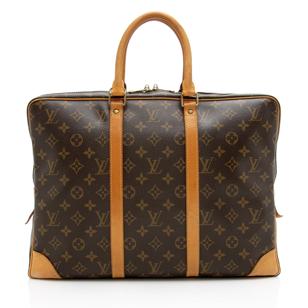 Louis Vuitton Monogram Canvas Porte Documents Voyage Bag (SHF-22880)