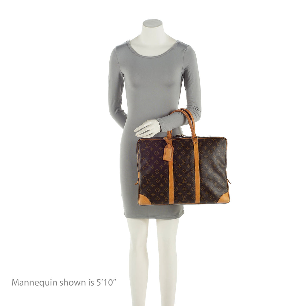 Louis Vuitton Monogram Canvas Porte Documents Voyage Bag (SHF-22880)