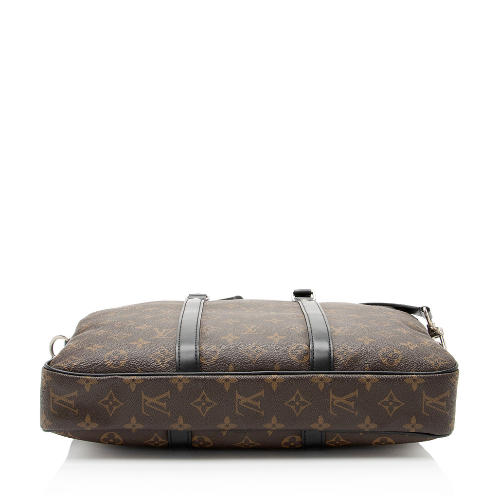 Louis Vuitton Monogram Canvas Porte Documents Voyage PM Messenger