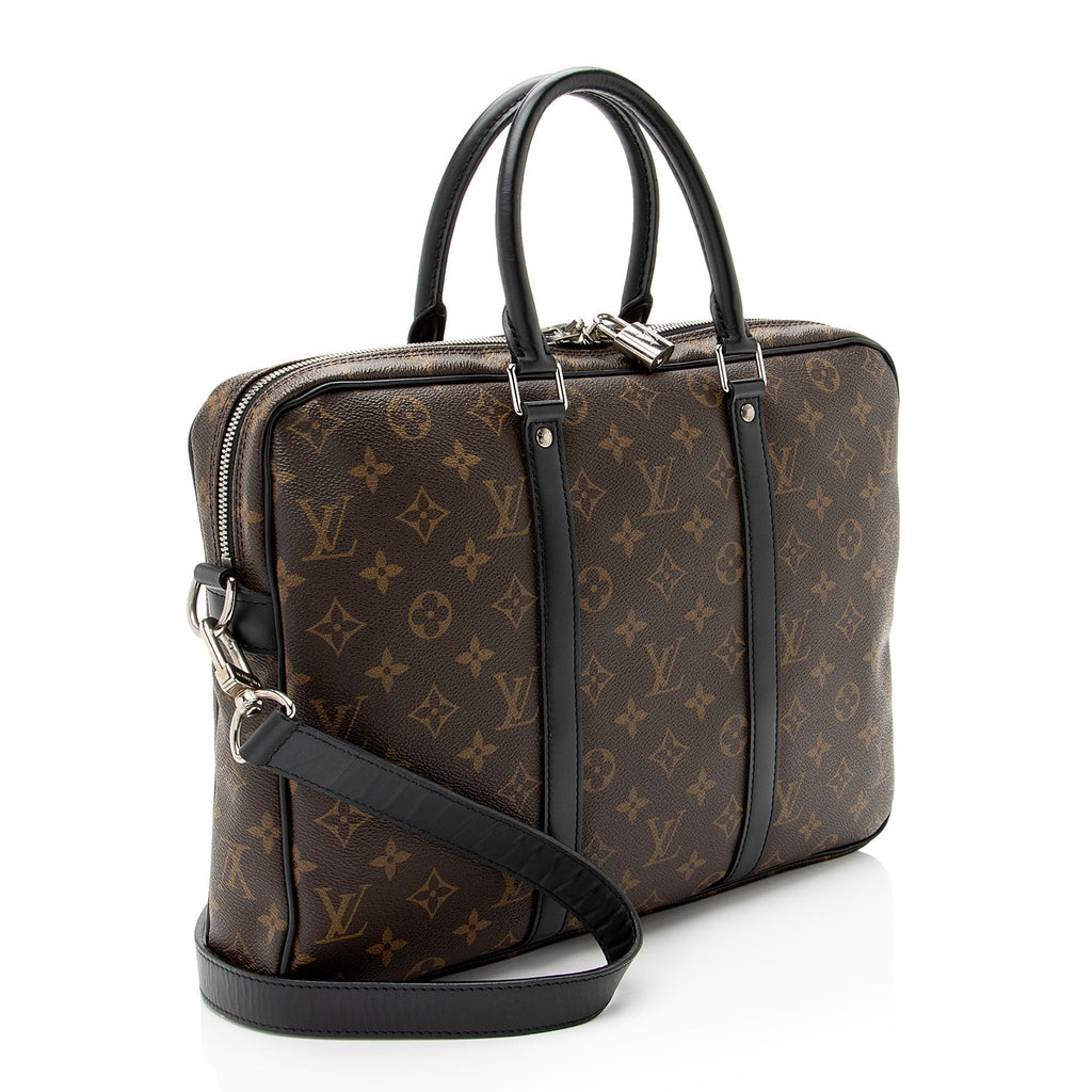Louis Vuitton Monogram Canvas Porte Documents Voyage PM Messenger