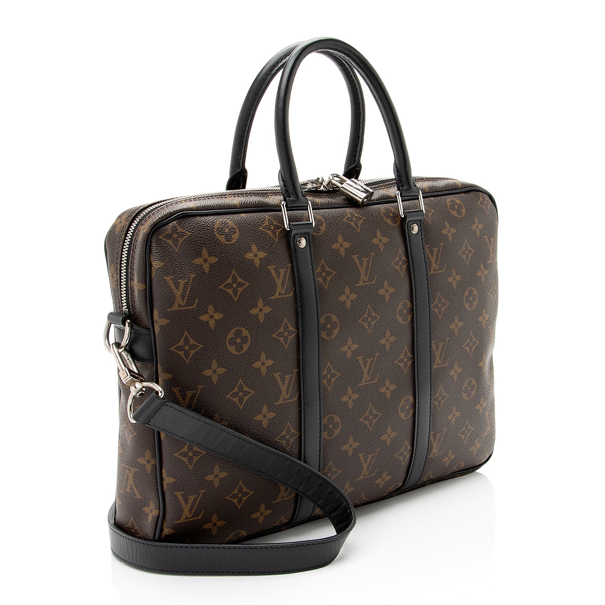 Louis Vuitton Monogram Canvas Porte Documents Voyage PM Messenger