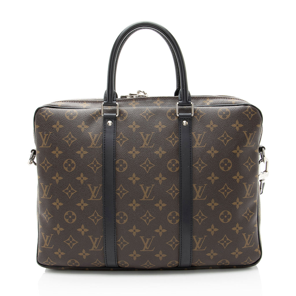 Louis Vuitton Monogram Canvas Porte Documents Voyage PM Messenger