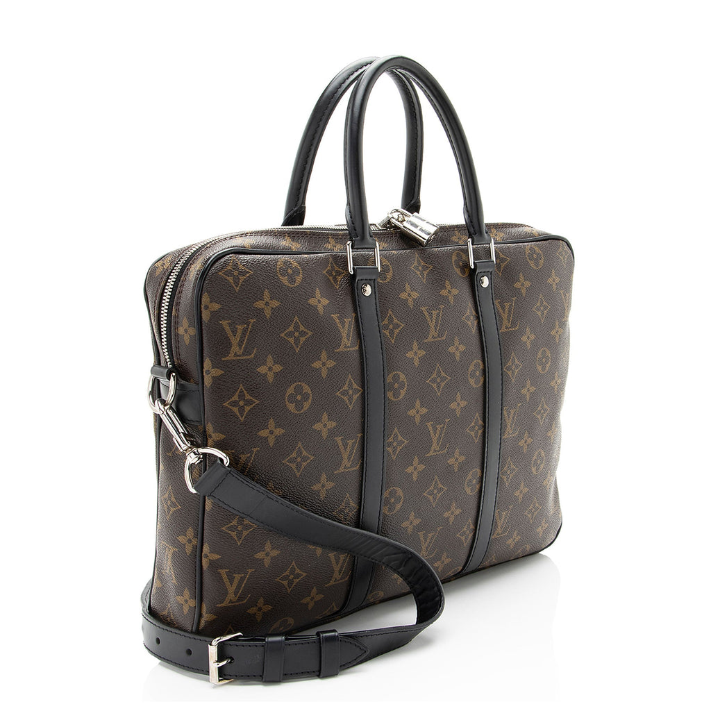 Louis Vuitton Monogram Canvas Porte Documents Voyage PM Messenger
