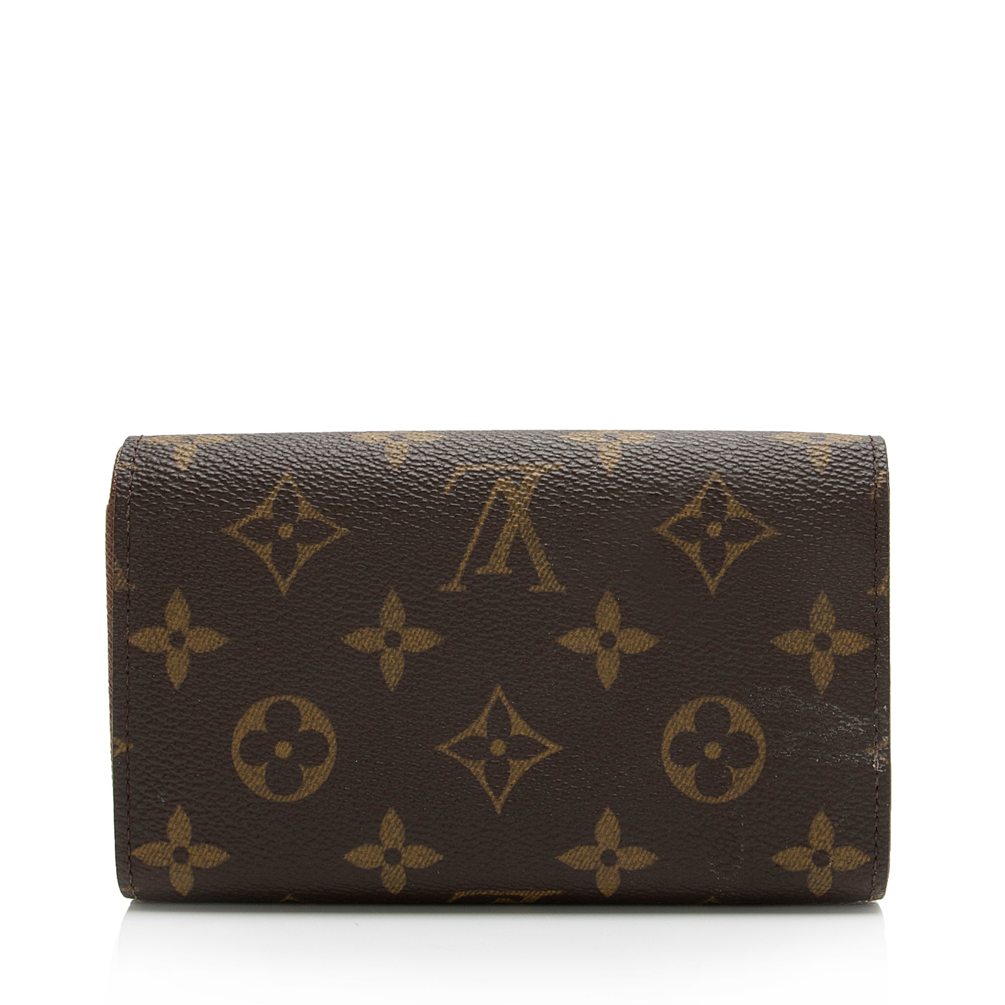 Louis Vuitton Monogram Canvas Porte Monnaie Billets Wallet (SHF-23305)