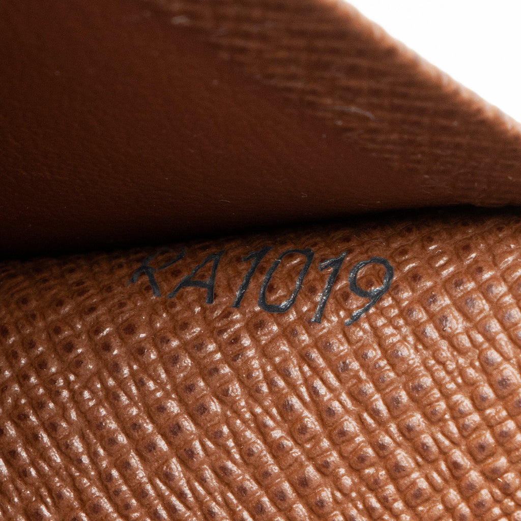 Louis Vuitton Monogram Canvas Porte Monnaie Billets Wallet (SHF-23305)