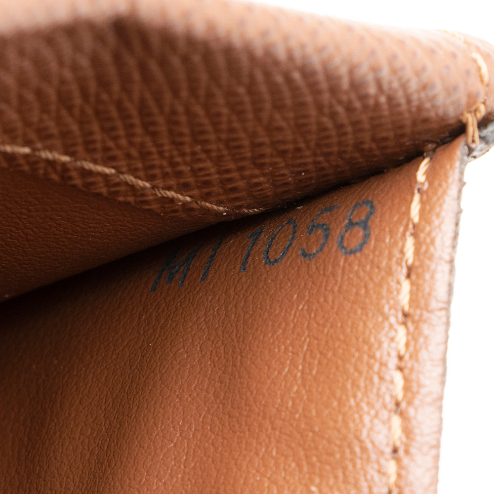 Louis Vuitton Monogram Canvas Porte Monnaie Plat Coin Case (SHF-19970)