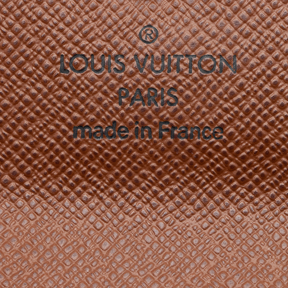 Louis Vuitton Monogram Canvas Porte Monnaie Plat Coin Case (SHF-19970)