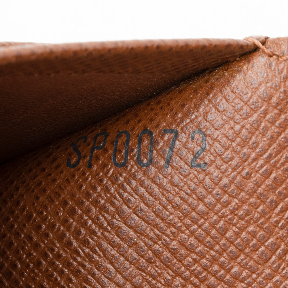 Louis Vuitton Monogram Canvas Porte Monnaie Tresor Wallet (SHF-14211)