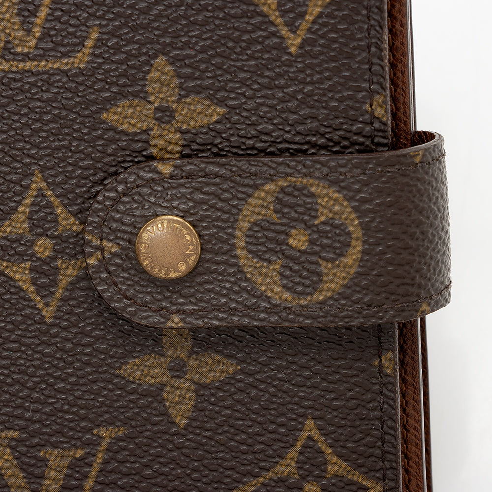 Louis Vuitton Monogram Canvas Porte Papier Zipper Wallet (SHF-15134)