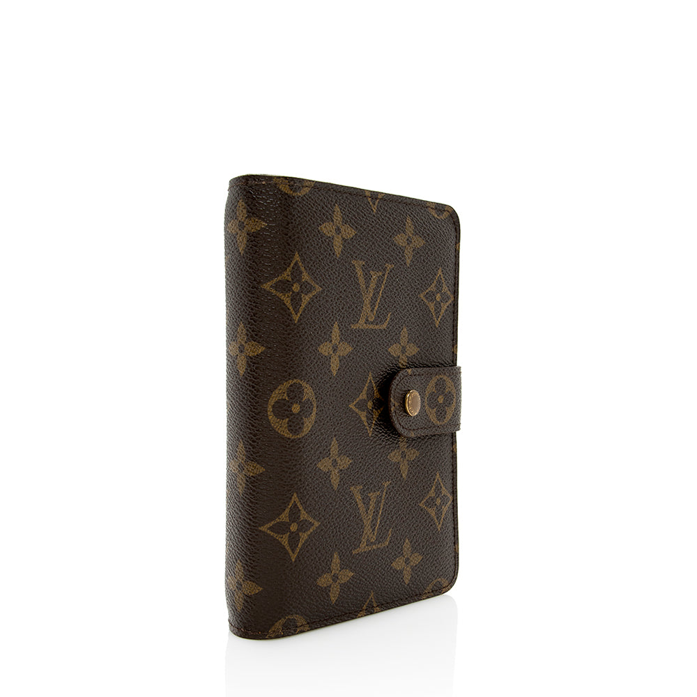 Louis Vuitton Monogram Canvas Porte Papier Zipper Wallet (SHF-15134)